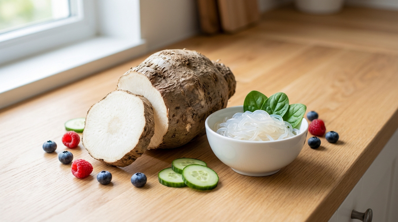 Bienfaits konjac santé - Guide minceur & avis [2025]