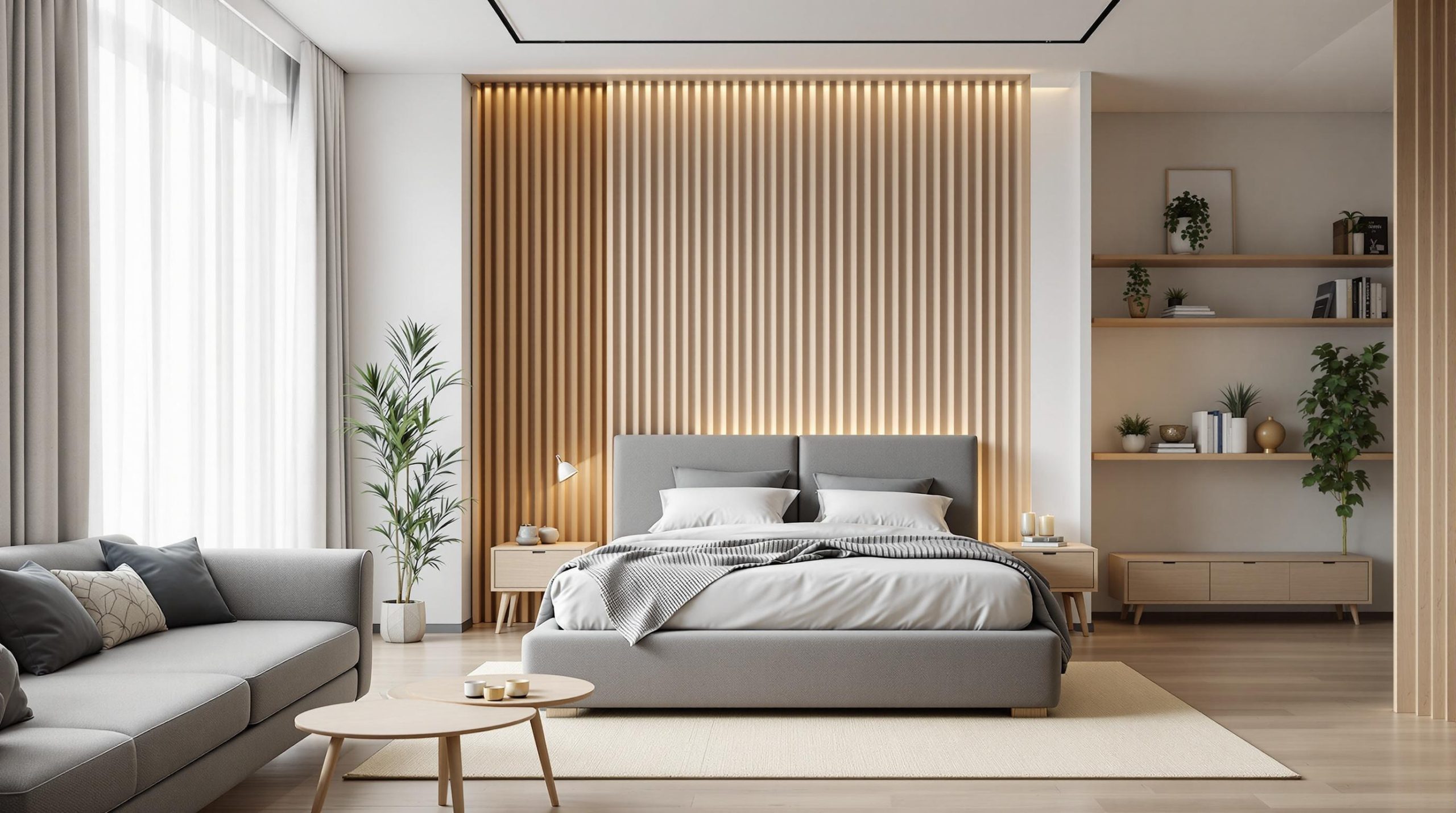 Aménager une chambre dans un salon : idées et solutions pratiques
