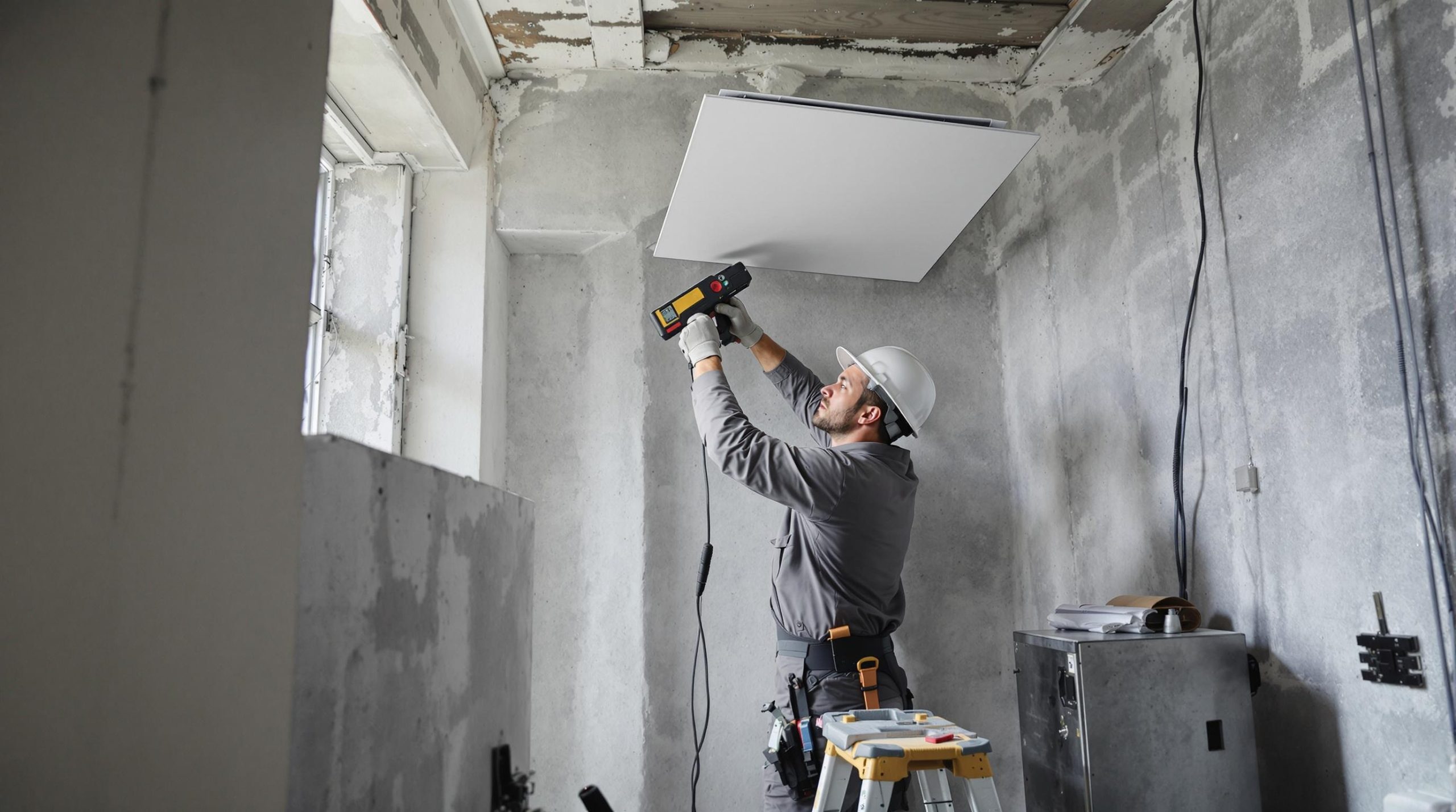 Comment coller du placo au plafond efficacement
