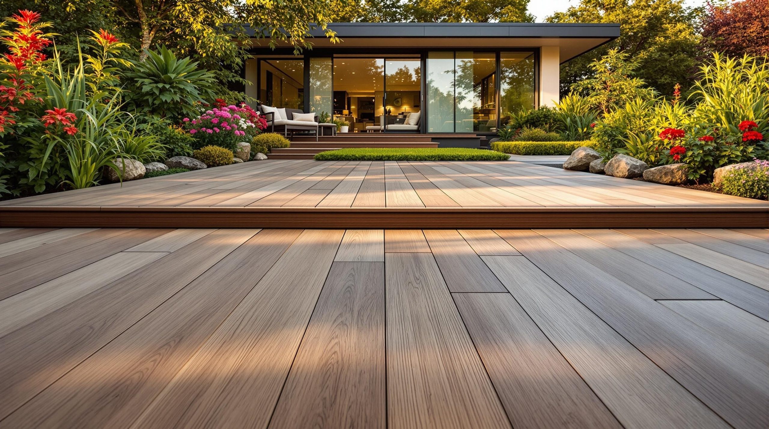 Terrasse en bois et pierre : Guide complet